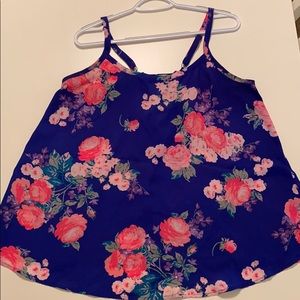 Torrid 00 Sophie swing cami lace up